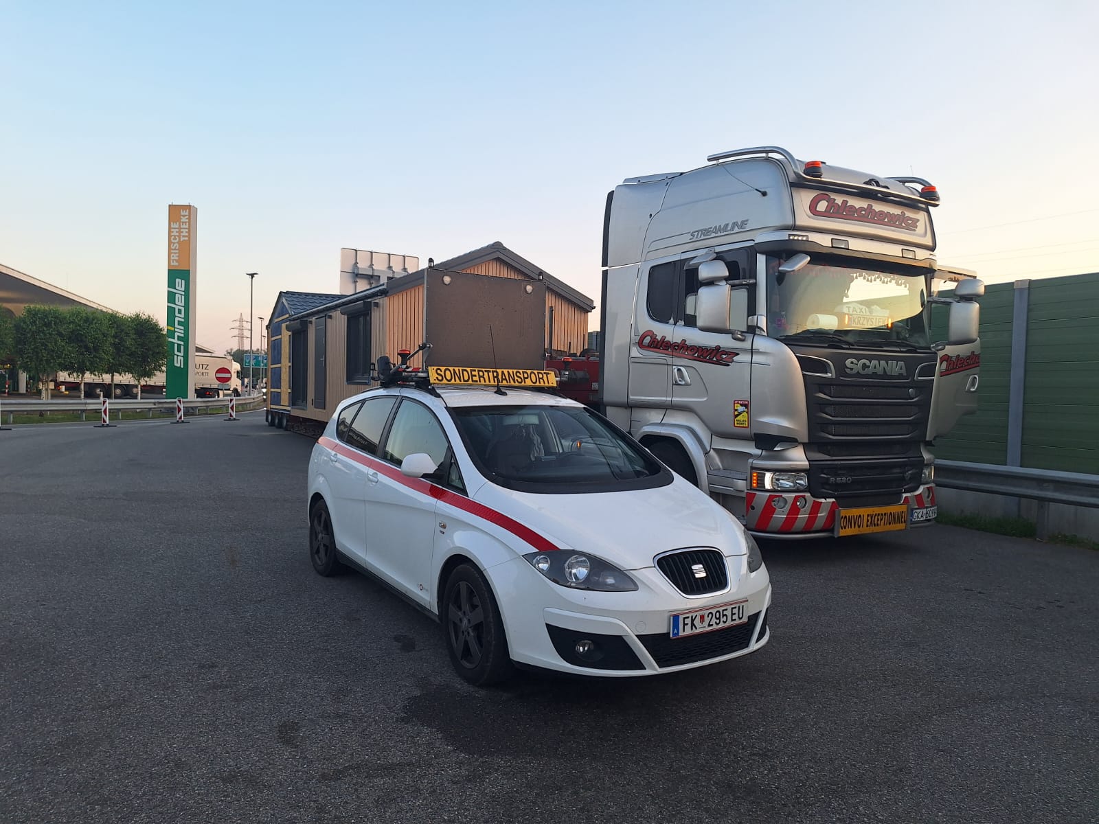 Begleitung Modultransport